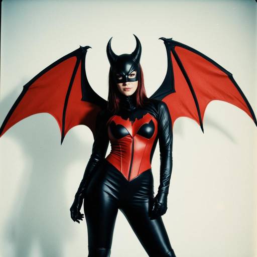 Dramatic Bleez Cosplay with Bat Wings