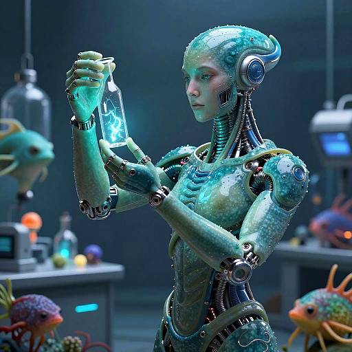 Simic Hybrid Male Scientist with Vial