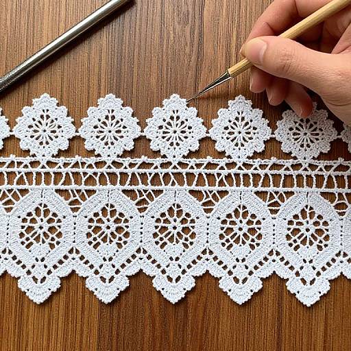 Second Row Lace Detailing