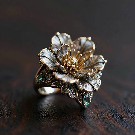 Intricate Flower Magic Ring Jewelry