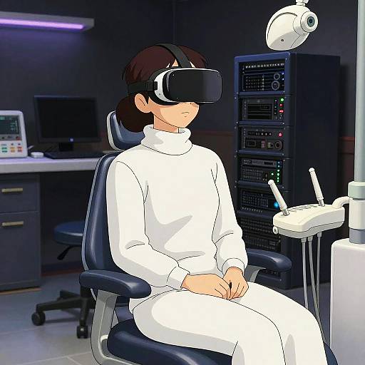 Ghibli-Style VR Dentist Scene