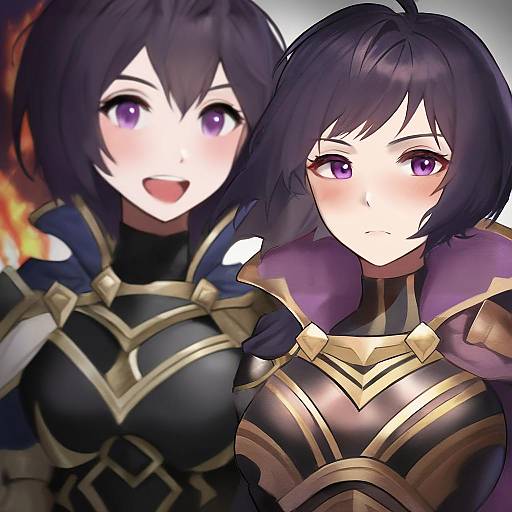 Illustration of Morgan (female) (fire emblem), fire emblem in the style of Suou-sensei