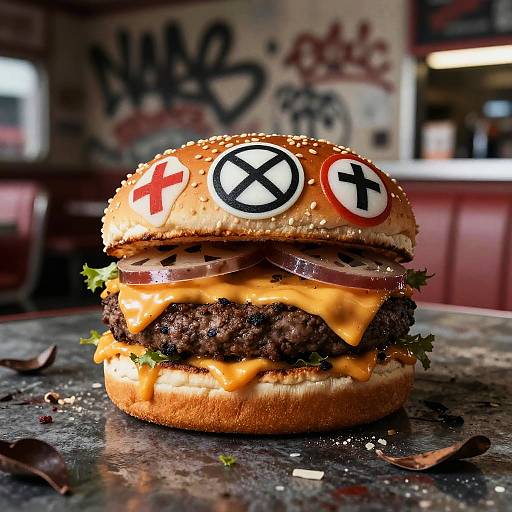 Post-Apocalyptic Nazi Cheeseburger Scene