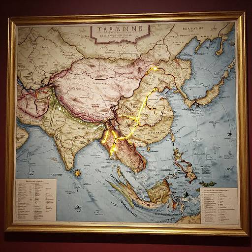 Alexander the Great Conquest Map Display