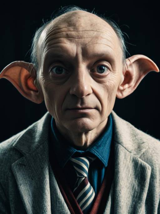 Cinematic Realism: Dobby Face Swap Portrait
