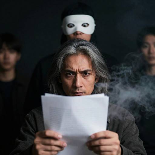 Mysterious Encounter in Dark Smoke