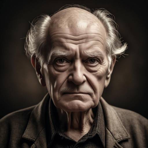 Ominous Portrait of an Elderly Man Ominous Portrait of an Elderly Man