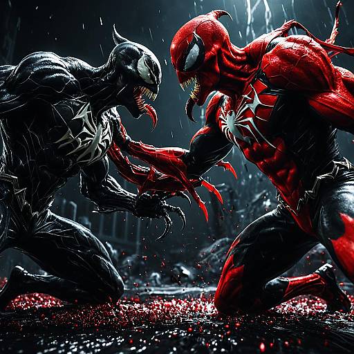 Spawn vs Venom Cinematic Desktop Wallpaper