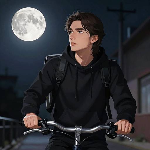 Surreal Urban Gothic Bike Courier