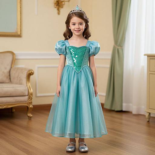 Little Mermaid Inspired Princess Dress