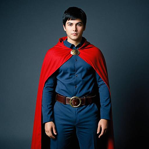 Realistic Male Figure in Tall Costume