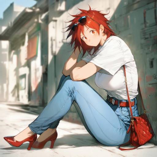 Stylish Girl in Dorohedoro Fashion