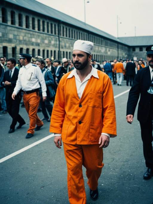 Candid Festival Shot of Prisoner Cosplay