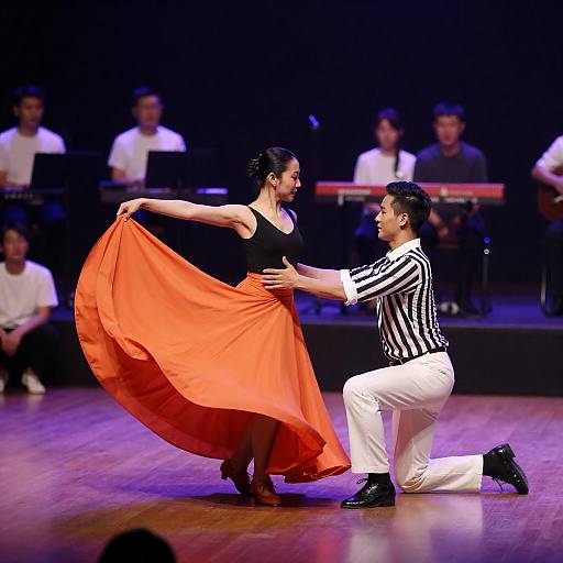 Vibrant Dance Performance on Stage