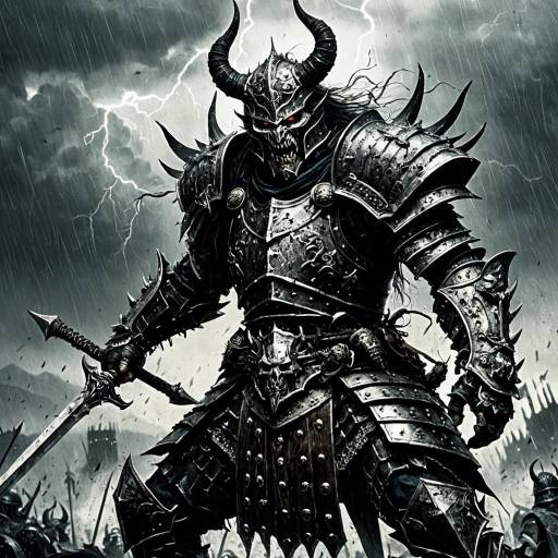 Demon Warlord in Fiendish Armor