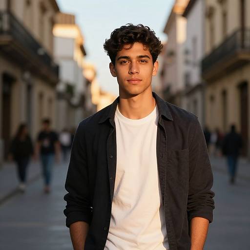 Handsome Spanish Youth in Golden Hour