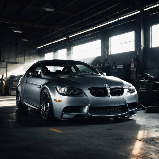 Cinematic Gray BMW M3 E92 in Workshop