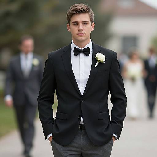 Modern Gentleman Wedding Portrait