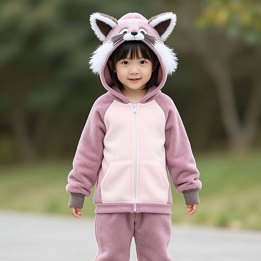 Sweet Raccoon Girl Costume Design