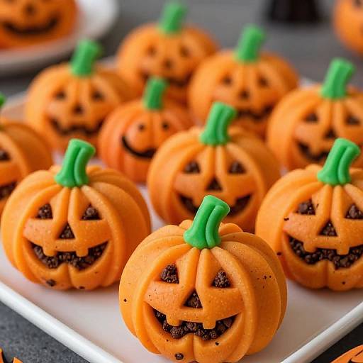 Festive Pumpkin-Shaped Halloween Snacks