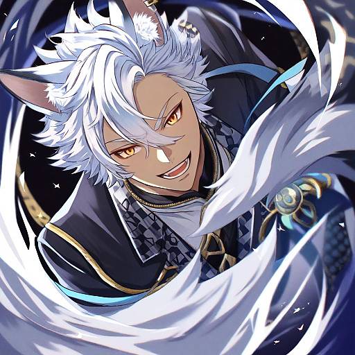 Illustration of Jack howl, twisted wonderland in the style of Ebi 193