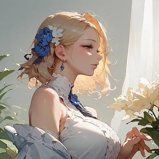 Anime Character Side View Prompt