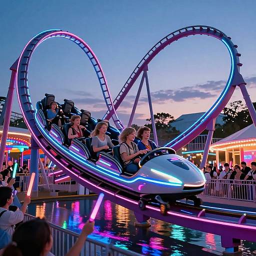 Futuristic Taylor Swift Roller Coaster