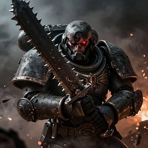 Warhammer Space Marine Close-Up