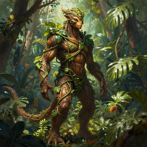 Realistic Plant-Based Fantasy Creature