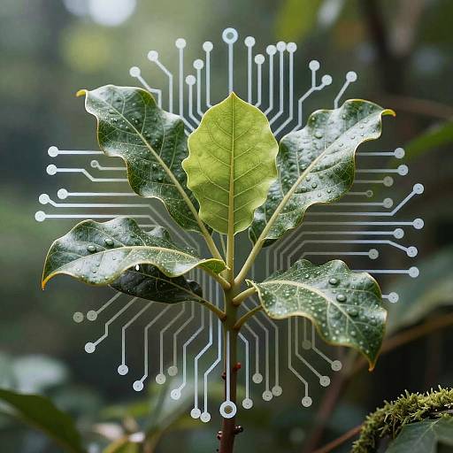Nature Meets Technology AI Art