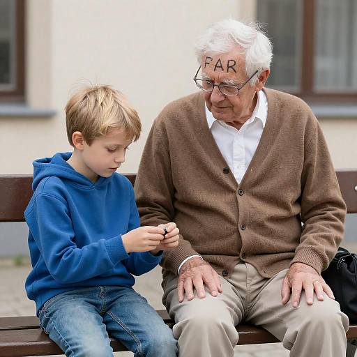 An Endearing Moment Between Generations