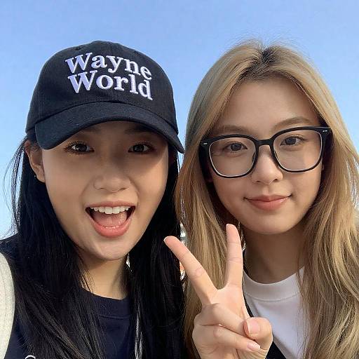 Joyful Moment Under Blue Sky