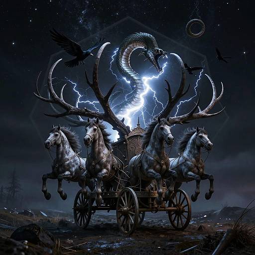 Thor's Enchanted Iron Chariot Astrophotography