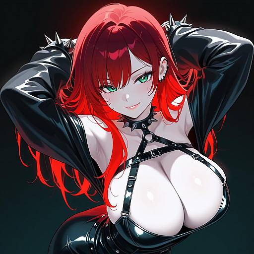 Seductive Gothic Woman Portrait