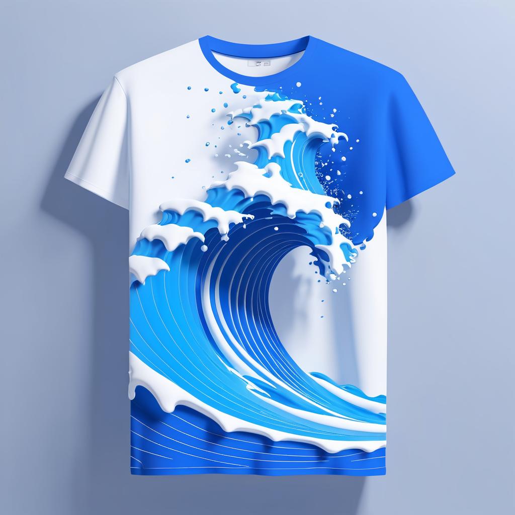 Stylish 3D YZY Gap T-Shirt Design