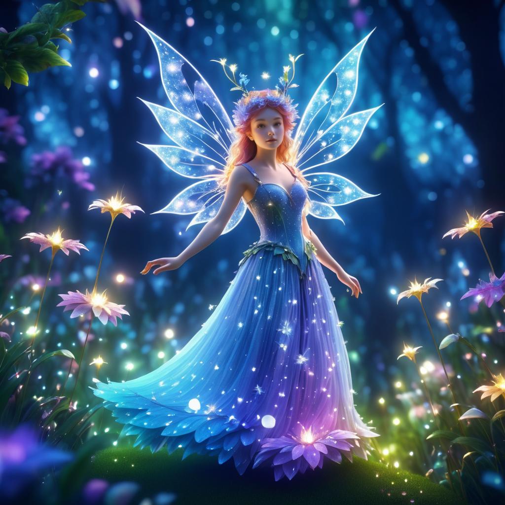 Enchanting Flower Fairy in Stunning Realm