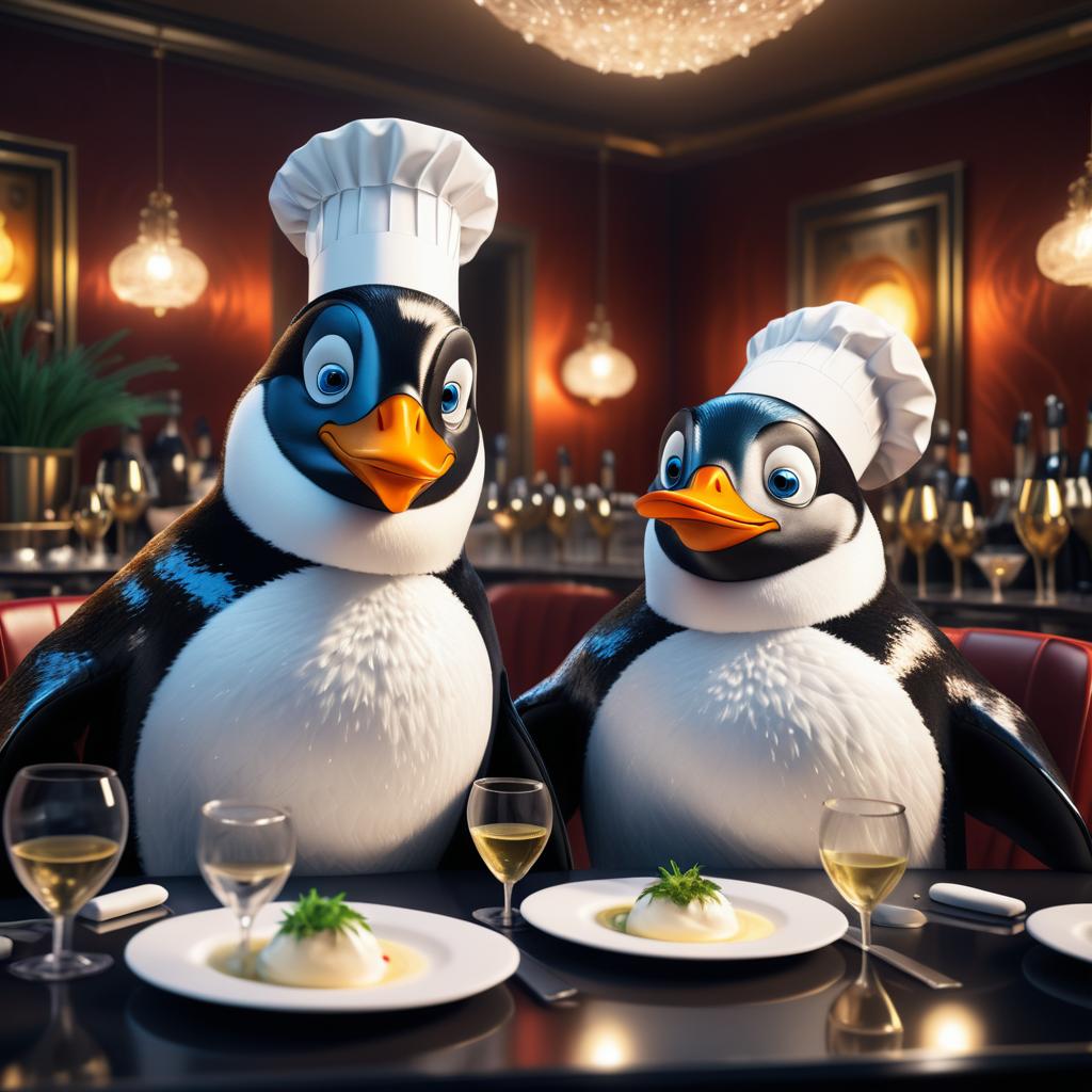 Chefs Penguins: A Paparazzi Spectacle