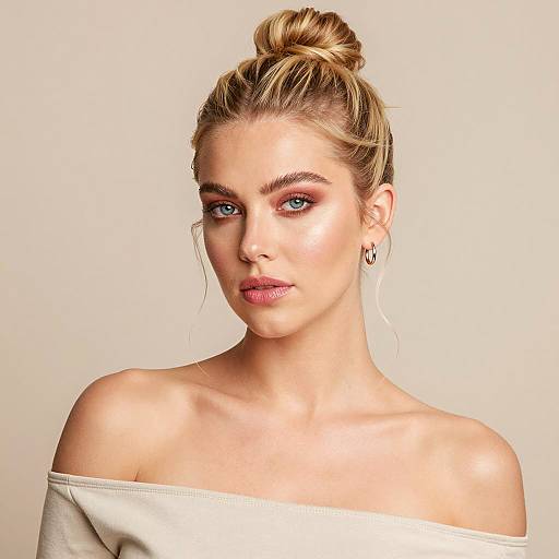 Elegant Portrait of a Fair-Skinned Woman