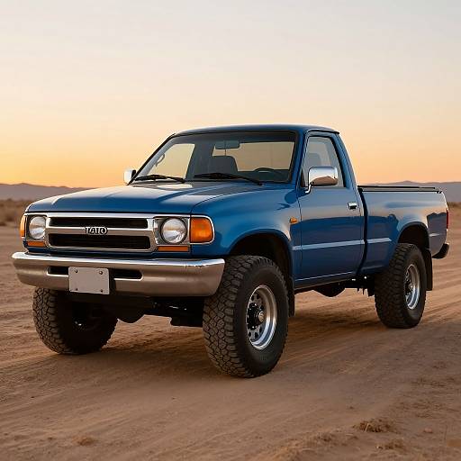 Vintage 1994 Blue Toyota Pickup