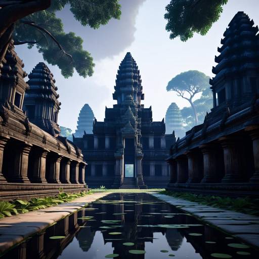Angkor Wat Temple Reflection