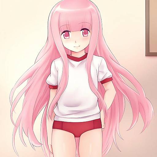 Illustration of Hakamada hinata, rou-kyuu-bu! in the style of Bai lao shu