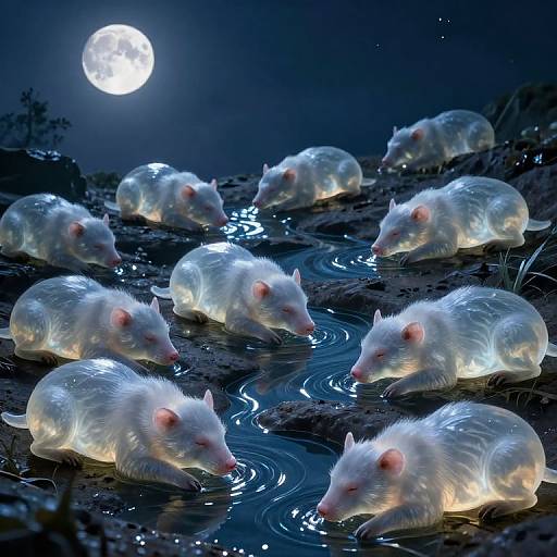 Translucent Mammals Feeding on Memory