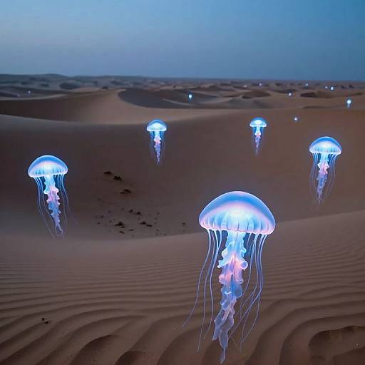 Intelligent Jellyfish in Desert Ocean