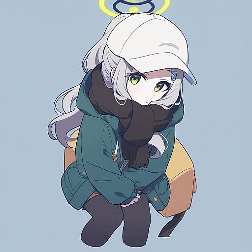 Illustration of Hare (camp) (blue archive), blue archive in the style of Kiman