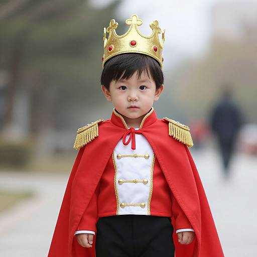 Baby Boy in Royal King Costume