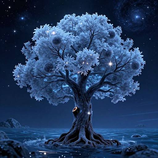 Upside-Down Celestial Fruit Tree