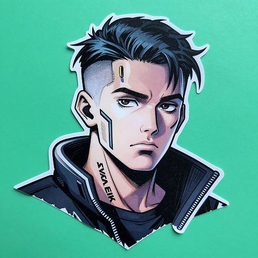 Cyberpunk Paper Cutting Portrait