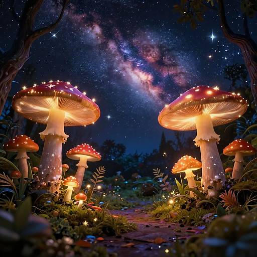 Celestial Fairy Garden from Bug’s View