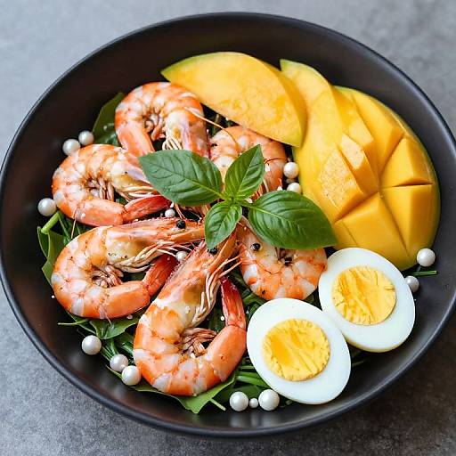 Vibrant Thai Prawn Mango Salad