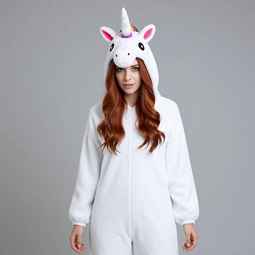 Rainbow Unicorn Costume for Adults